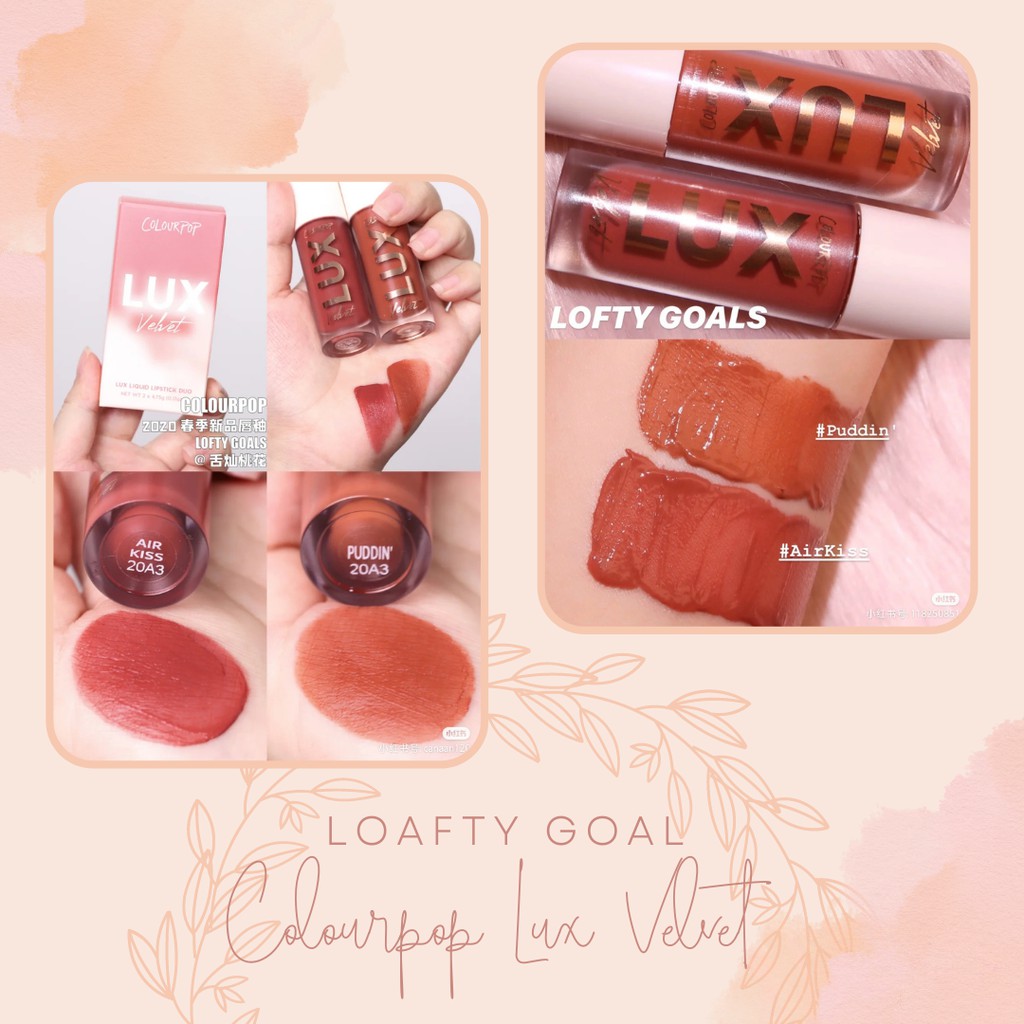 Set son kem lì Colourpop Lux Velvet