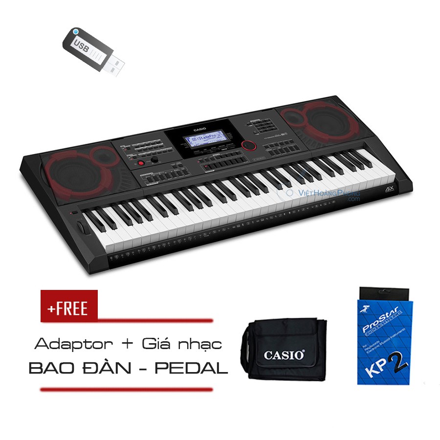 Đàn Organ Casio CT-X5000 tặng kèm AD + Giá nhạc + Bao + Pedal