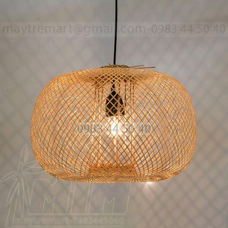 Đèn tre MTDT46 - Đèn mây tre, Đèn trang trí, Đèn treo thả
