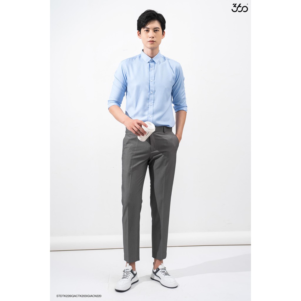 Áo sơ mi nam dài tay local brand 360 BOUTIQUE cổ bẻ - STDTK226 | BigBuy360 - bigbuy360.vn