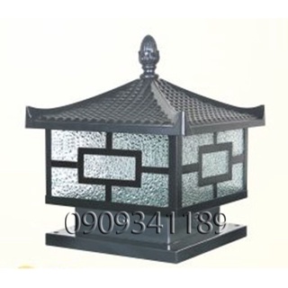 Đèn trụ cổng nhôm đúc phi 400