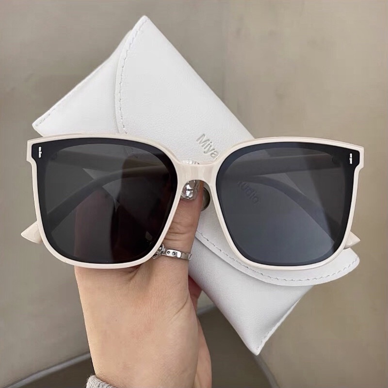 Kính Mát Nam Nữ Không Gọng Unisex Viền Nhựa Phong Cách Hàn Quốc Kính Râm Chống Nắng Chống Tia UV Bảo Vệ Mắt.