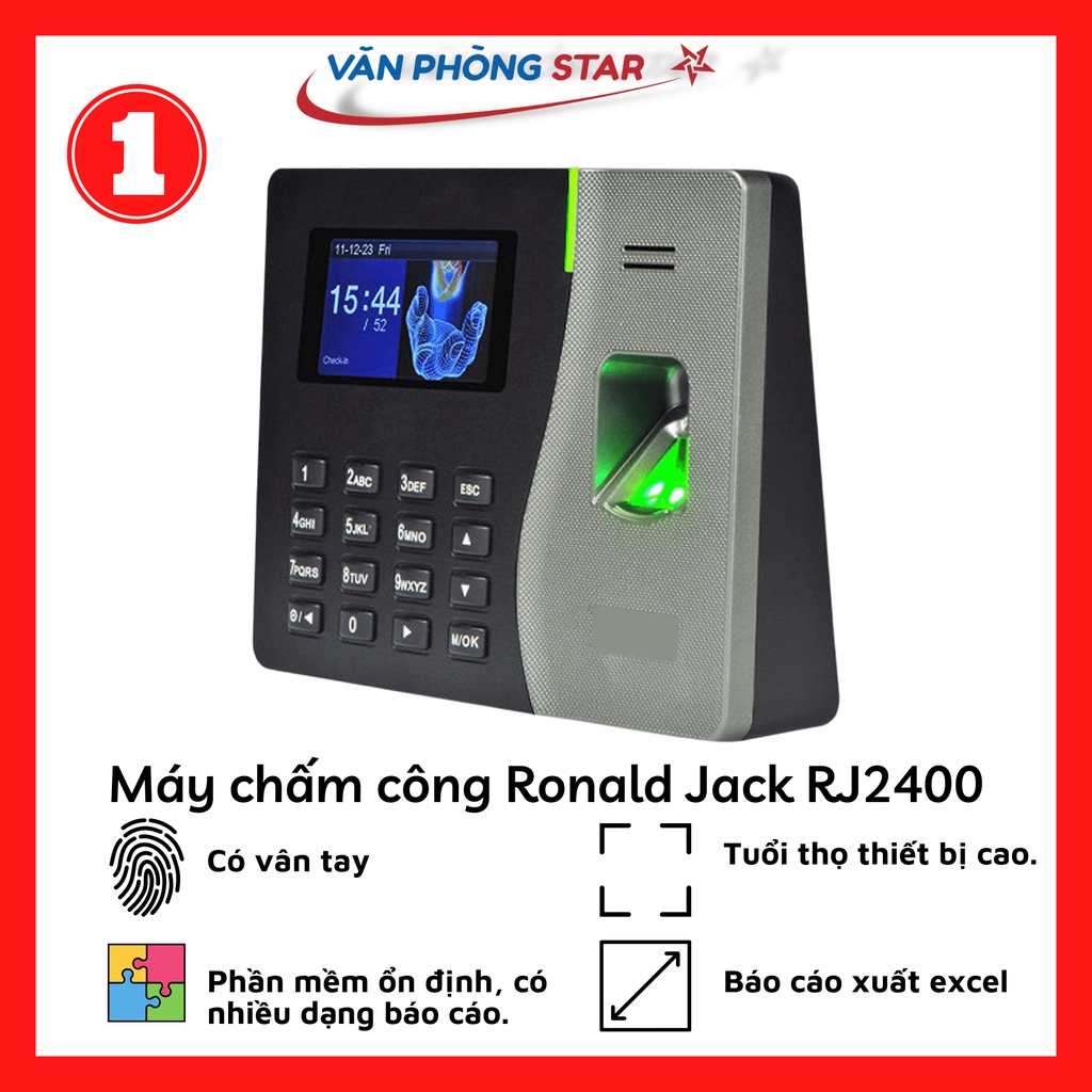Máy chấm công vân tay Ronald Jack RJ2400