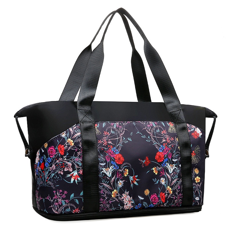 Ielgy Túi Xách Sức Chứa Lớn Có Chia Ngăn Khô Và Ướt Cho Nữ