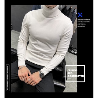 Áo Len Nam, Áo Len Cổ Lọ Form Hàn Quốc Thời Trang