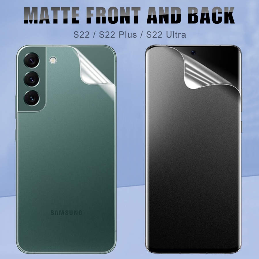 Miếng dán PPF chống vân tay mặt trước sau Cho Samsung Galaxy S22 Ultra S22 Plus