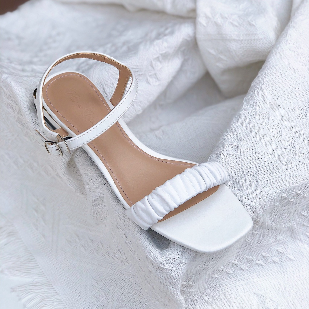 Giày Xăng Đan Nữ - Giày Sandal Dây Pura Ngang Bản Thun Mềm Êm Chân 2p VNXK