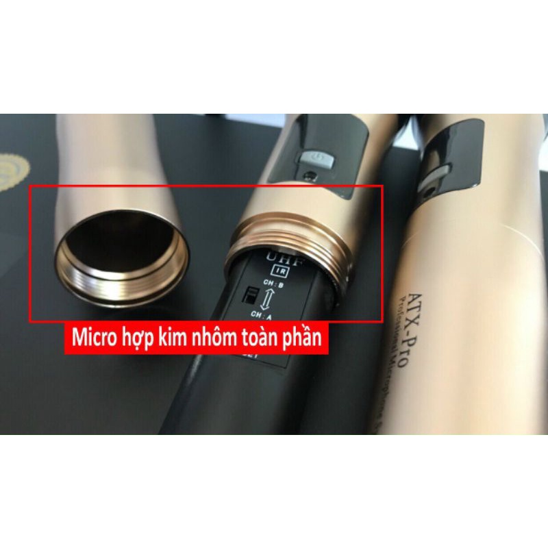 MICRO SHURE ATX - PRO HỢP KIM CAO CẤP
