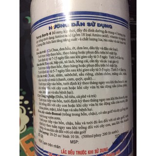 TERRA-SORB4- SIÊU RA RỄ lọ 500ml hoặc 1 lít