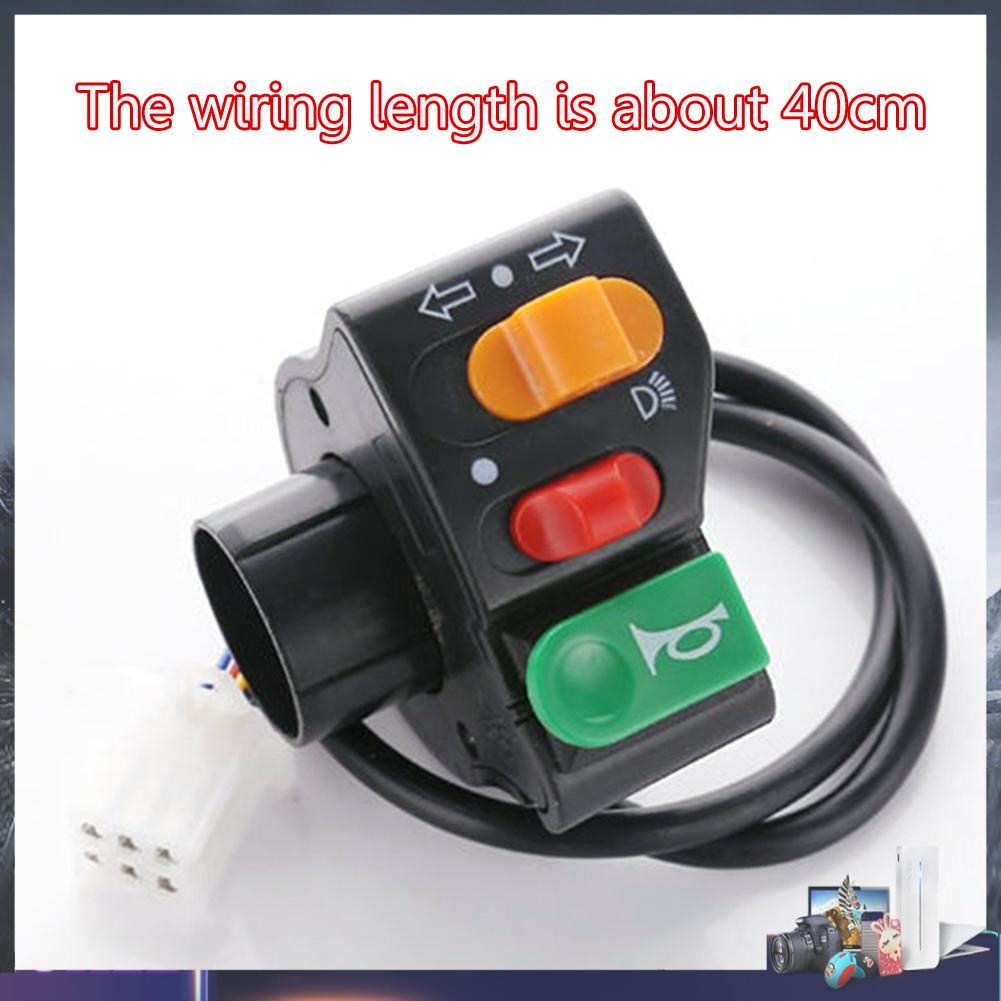 Công Tắc Đèn Pha Xe Đạp Điện Ebike Màu Đen