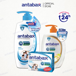 [Mã SKAMLTSM9 giảm 10% đơn 99K] Combo Gia Đình Tươi Mát Fresh Antabax