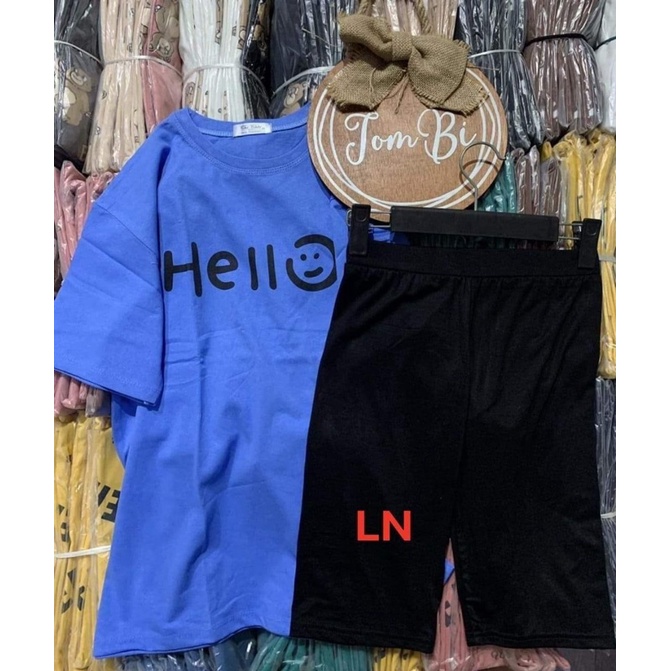 Sét áo HELLO+quần legging LN11