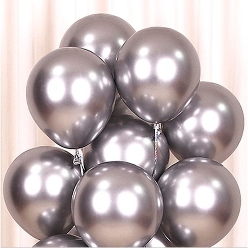 Set 5 Bong Bóng 12Inch Màu Sắc Lấp Lánh Trang Trí Tiệc