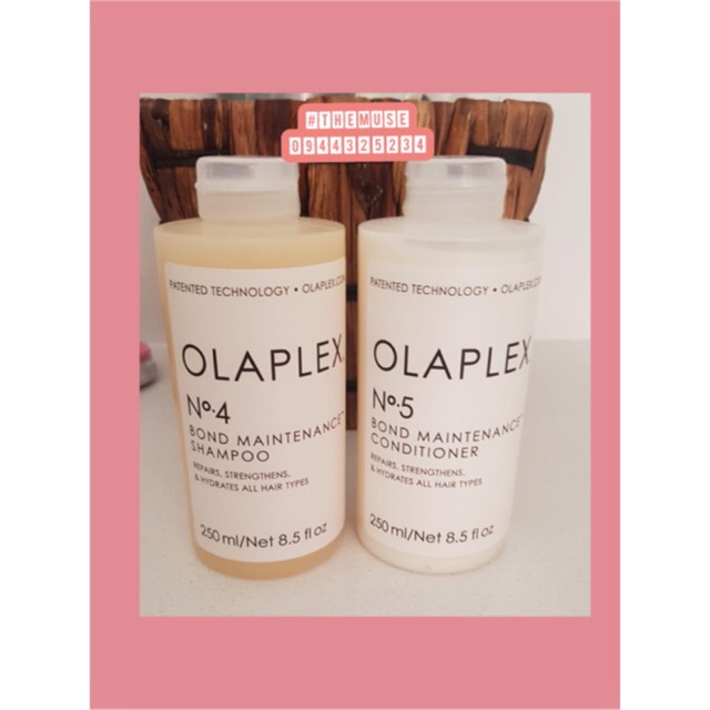 OLAPLEX - CẶP DẦU GỘI DẦU XẢ PHỤC HỒI TĂNG CƯỜNG LIÊN KẾT TÓC OLAPLEX 250ml