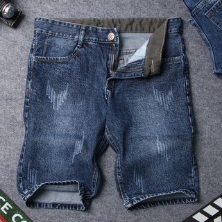 Quần short jean nam TS413 Tronshop vải mềm mặc thoải mái