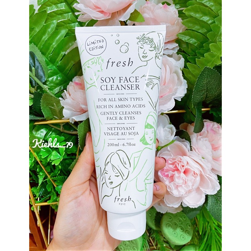 Sữa rửa mặt Fresh soy face cleanser 200ml