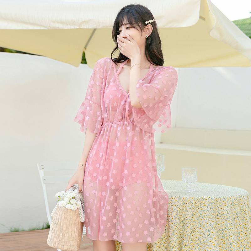 Bộ Đồ Bơi Ba Mảnh Áo Tay Ngắn + Quần Short Màu Trơn Gợi Cảm Hàng Mới Dành Cho Bạn Nữ Ds-038813 2021 | BigBuy360 - bigbuy360.vn