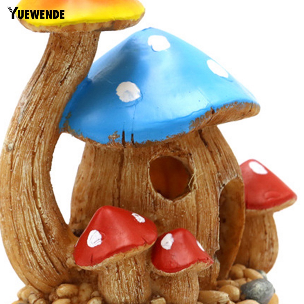 Ngôi Nhà Nấm Dùng Trang Trí Bể Cá Độc Đáo