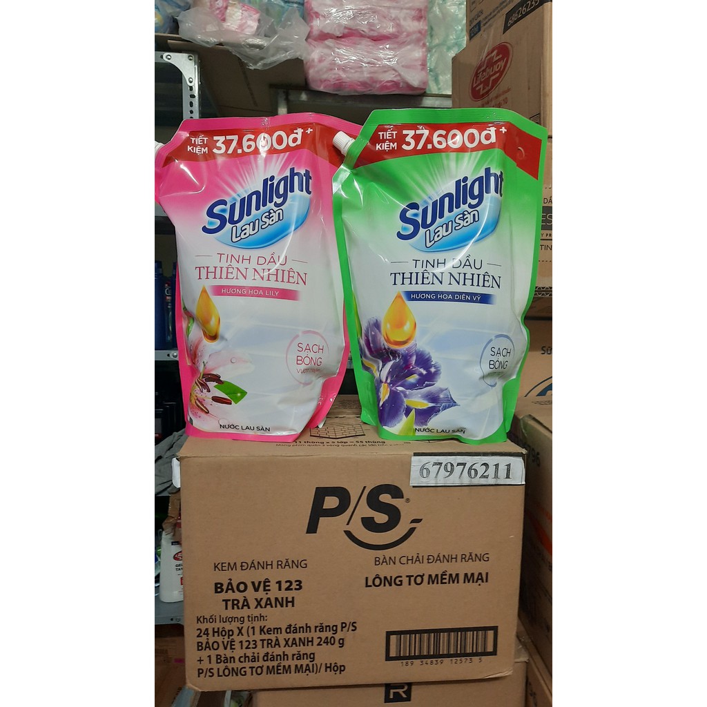 NƯỚC LAU SÀN SUNLIGHT THIÊN NHIÊN 3.6KG TÚI