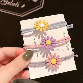 ✨scrunchies✨ thun cột tóc hoa cúc xinh xắn dễ thương
