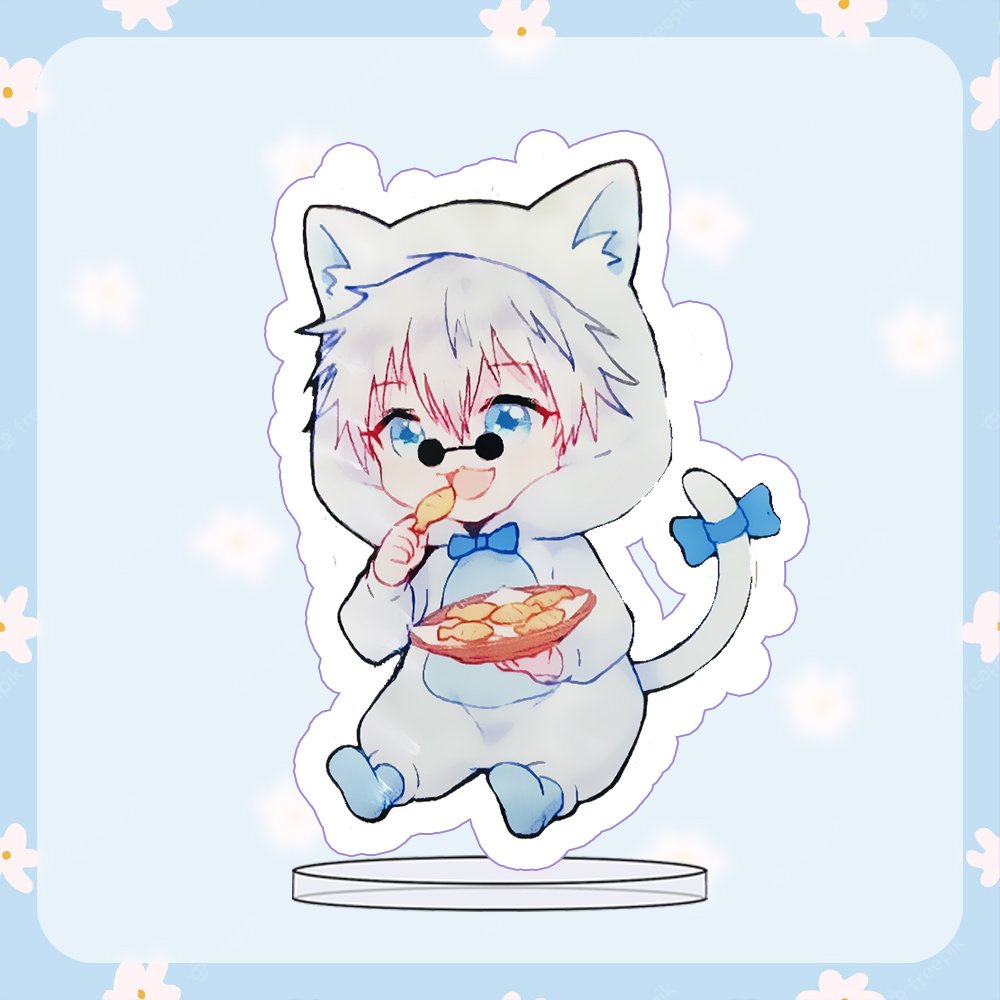 Mô hình Standee MINI Jujutsu Kaisen Chú thuật hồi chiến in hình game anime chibi dễ thương xinh xắn