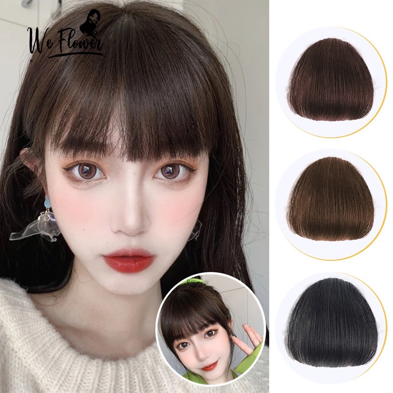 Tóc mái giả We Flower có kẹp tiện lợi thời trang cho nữ