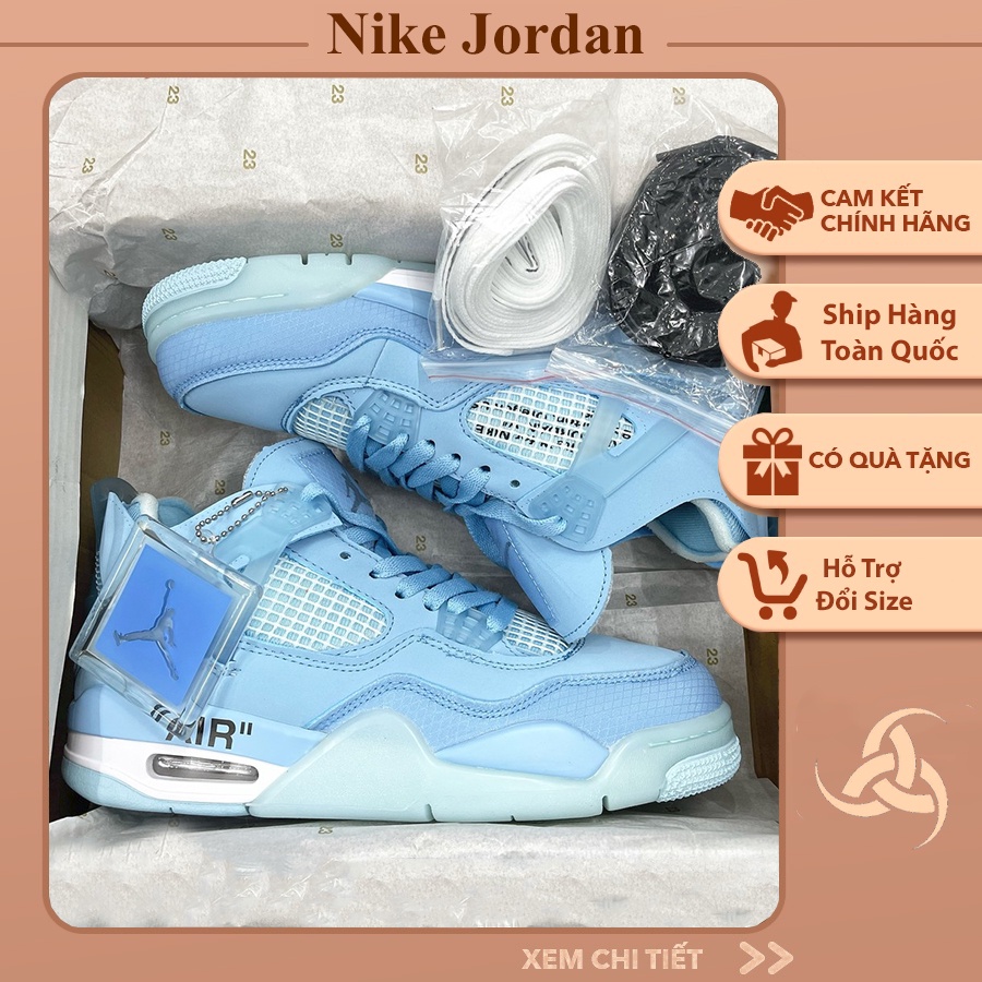 Giày Jordan 4 Thể Thao Nam Nữ, Giày Sneaker JD4 Yellow Hàng Đẹp Full Box Bill | BigBuy360 - bigbuy360.vn