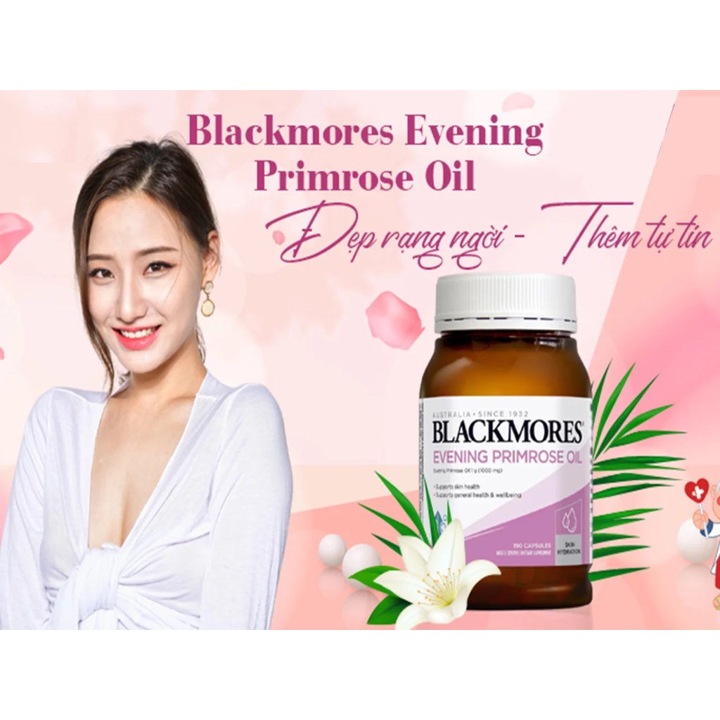 Viên uống tinh dầu hoa anh thảo BLACKMORES EVENING PRIMROSE OIL của ÚC, 190 viên.