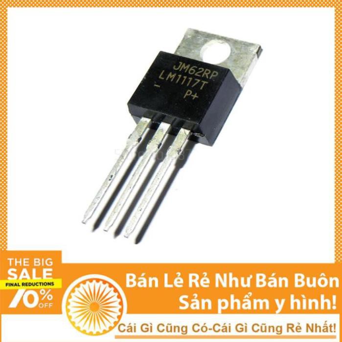 Linh Kiện IC Ổn Áp Nguồn LM1117 5V TO-220