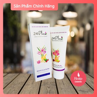 Gel rửa mặt dược liệu nghệ tây - 24 plus chính hãng - chai 100ml