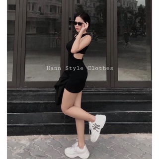 Đầm body khoét eo