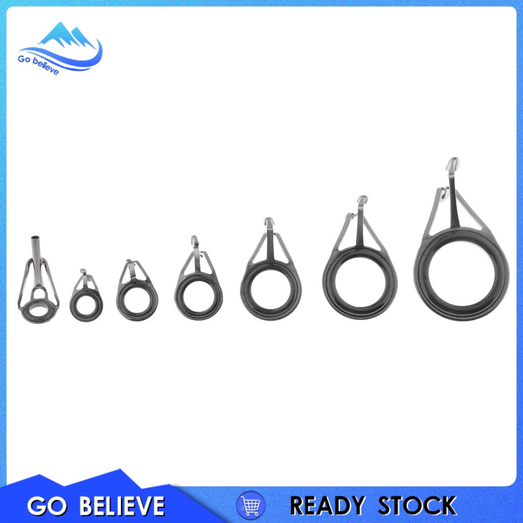 Set 7 Vòng Inox Dẫn Dây Câu Cá