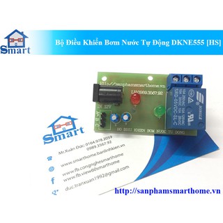 Điều khiển bơm nước tự động NE555