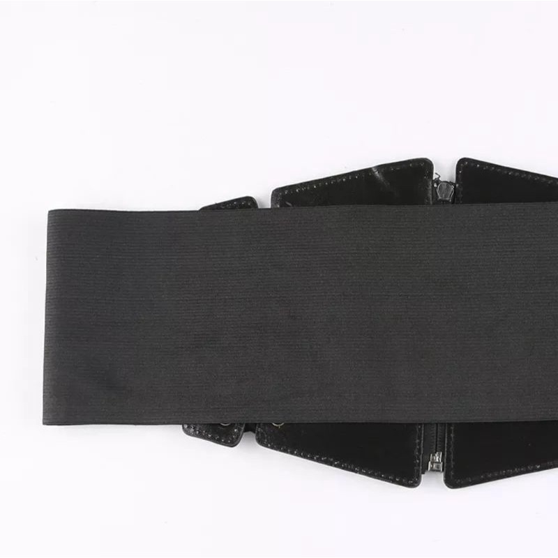 Thắt lưng áo nịt bụng cơ dãn có khoá kéo phối dây phong cách gợi cảm cho nữ, belt corset thắt 2 dây mẫu mới