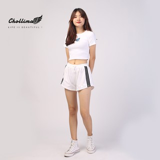 Quần short thể thao nữ Chollima 3 sọc QS021 - Quần tập thể thao nữ