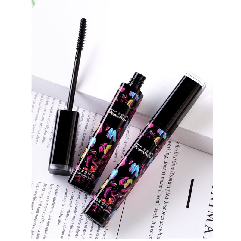 Ảnh thật 🍀Chải Tóc Mascara Tóc Forcolour 13ml nội địa gọn gàng siêu tiện lợi sỉ rẻ Finishing hair cream