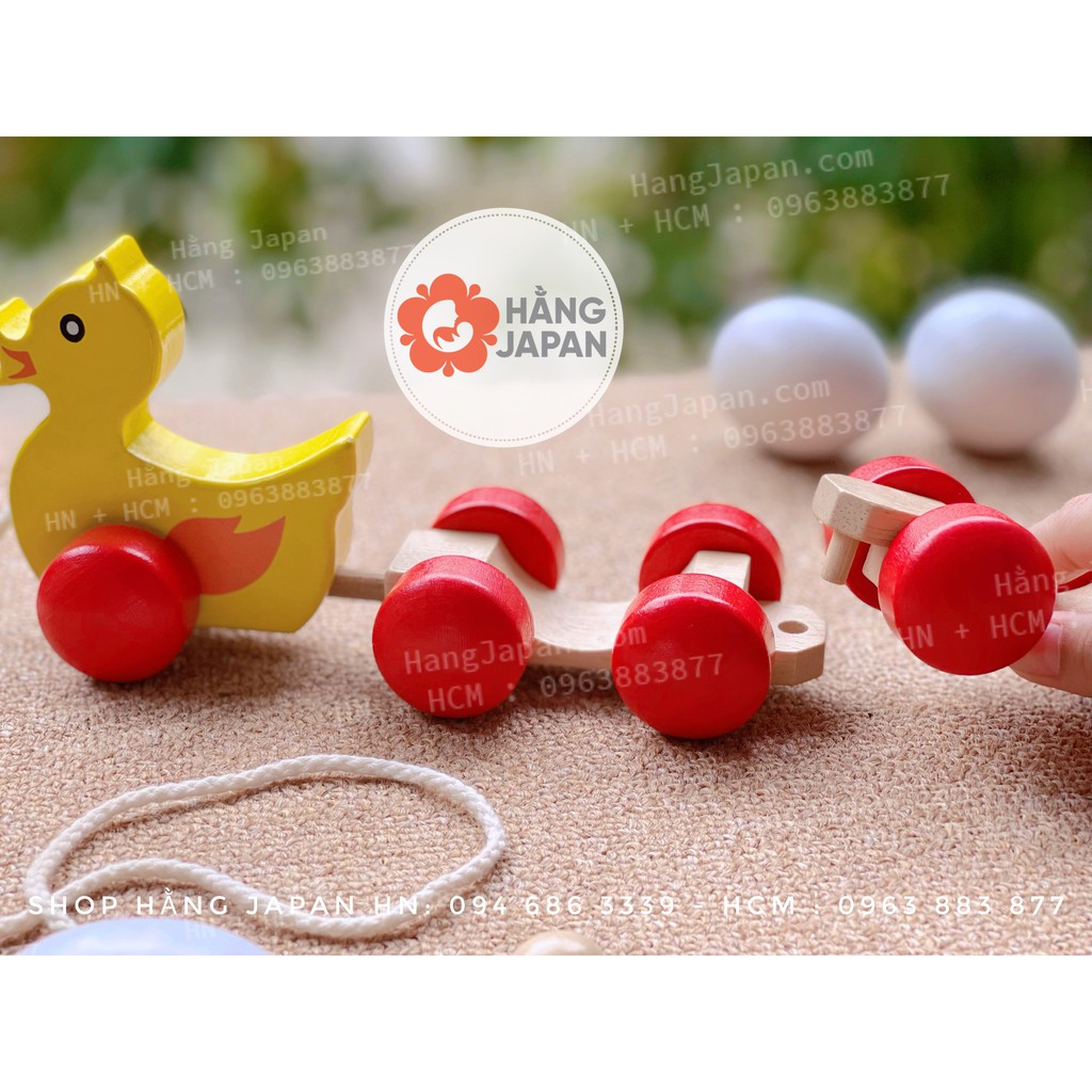 Đồ chơi vịt kéo trứng cho bé cho bé từ 6 tháng trở lên