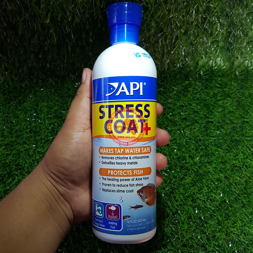 API Stress Coat - Khử Clo Giảm Stress Cho Cá Cảnh