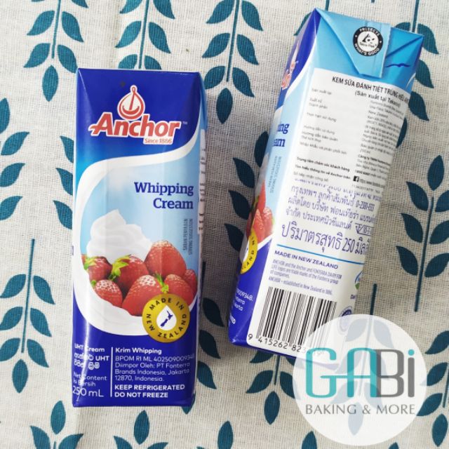 Kem tươi Whipping cream Anchor