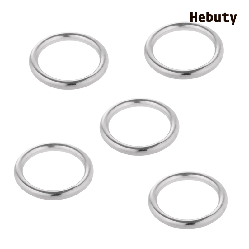 [Home & Living]5x Smooth Welded Polish Boat Marine Stainless Steel O   3x15mm