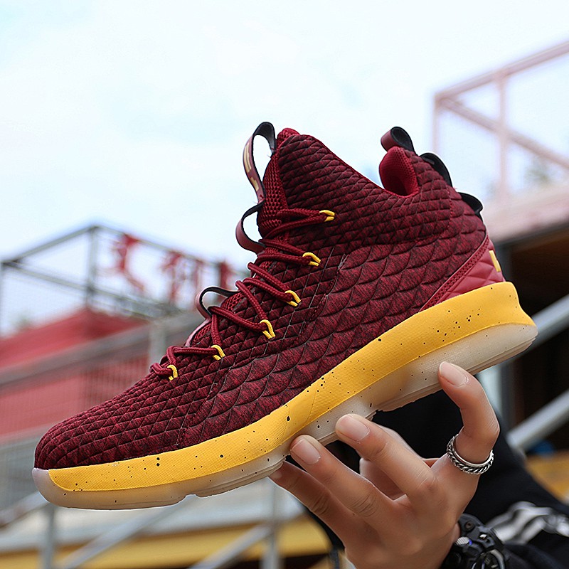 36-45 Giày Thể Thao Chơi Bóng Rổ Phong Cách Năng Động Trẻ Trung Dành Cho Nam Lebron James Soldier 15 Basketball Shoes