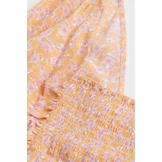 Áo kiểu nữ, áo dây rút dáng croptop HM auth