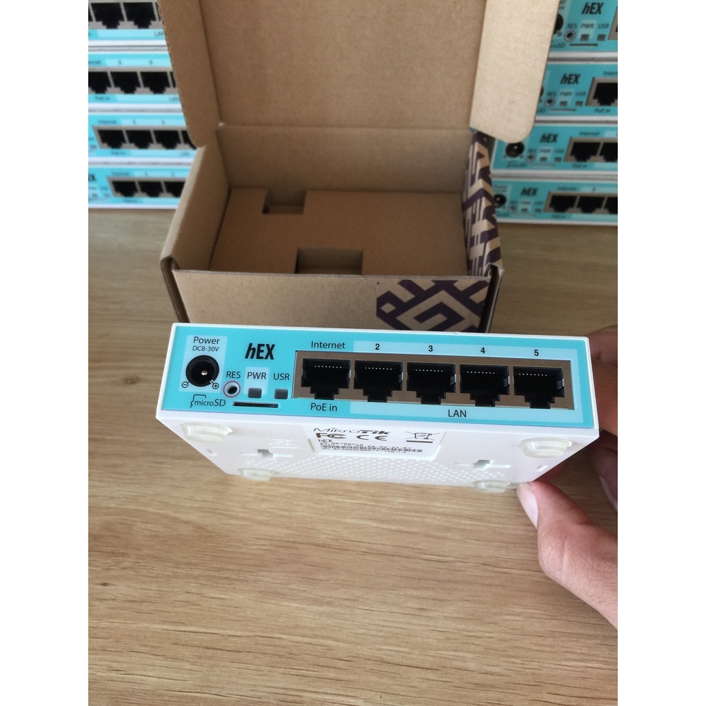 Router Mikrotik RB750-Gr3   - Bảo Hành 12 Tháng