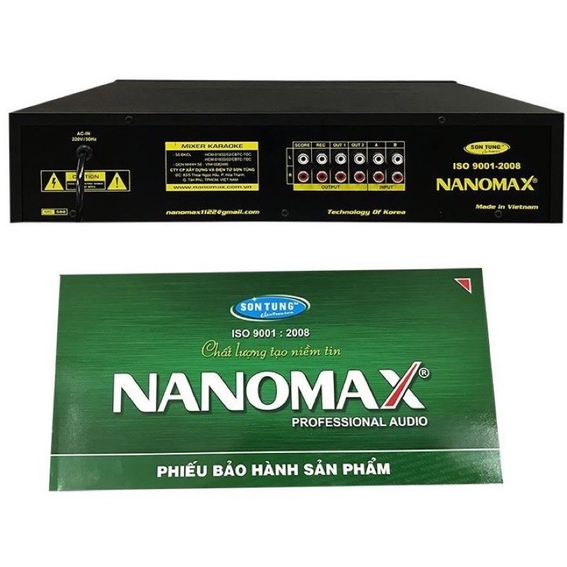 [Giảm Sốc] Mixer Karaoke Echo Nanomax Pro-388b - Hàng chất lượng