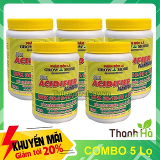 5 lọ Phân bón Soil Acidifier đẻ nhánh khỏe, ra lá tốt nhập khẩu từ Mỹ - T97.3