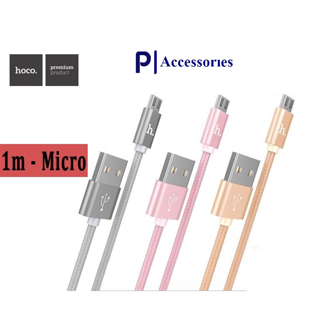 Cáp Sạc Chính Hãng Hoco X2 Micro USb Hỗ Trợ Sạc Nhanh BH 12T