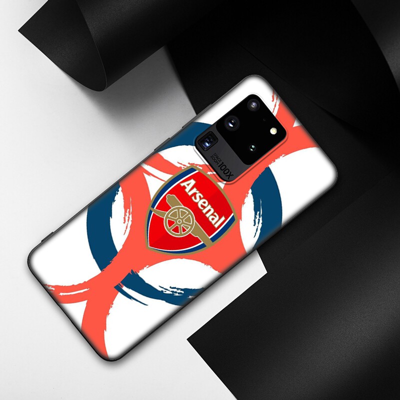 Samsung Galaxy S10 S9 S8 Plus S6 S7 Edge S10+ S9+ S8+ Casing Soft Case 5SF Arsenal FC mobile phone case