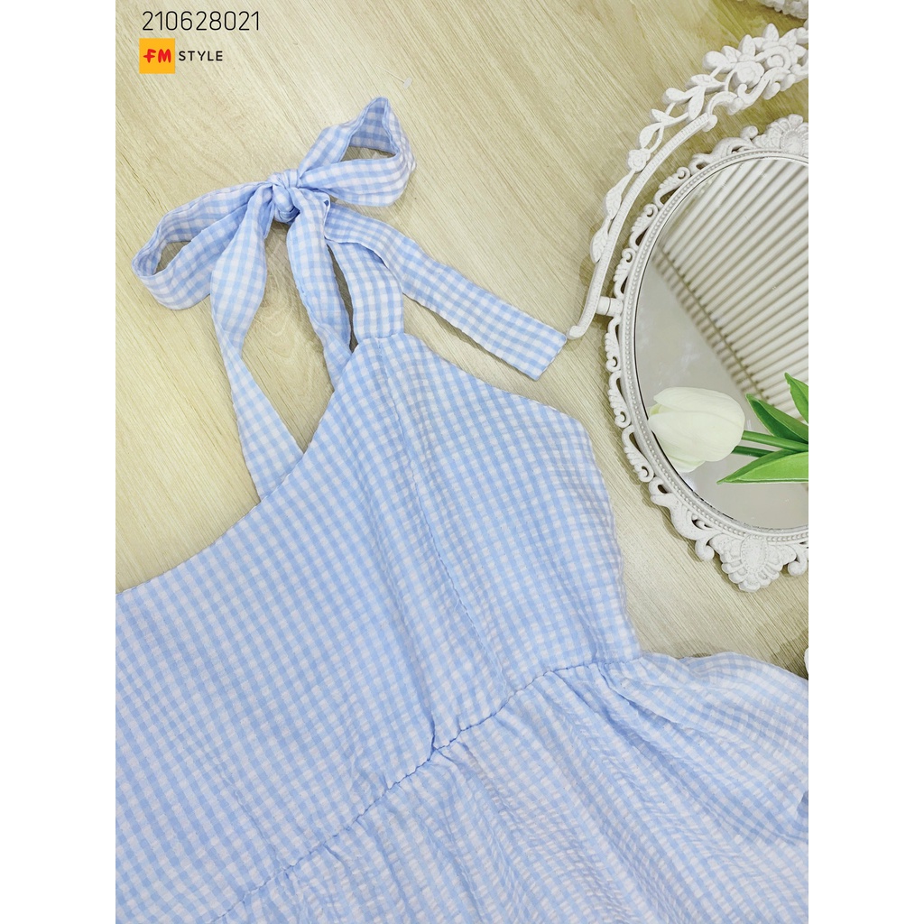 Set áo 2 dây quần đùi FM Style set quần áo ulzzang Hàn Quốc bộ quần áo nữ trẻ trung cá tính 21062802