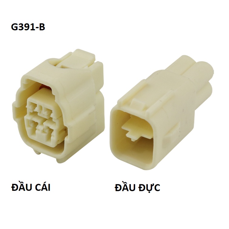 G391-Giắc cắm Camry Corolla cảm biến oxy phía sau 4 lỗ 2.2mm