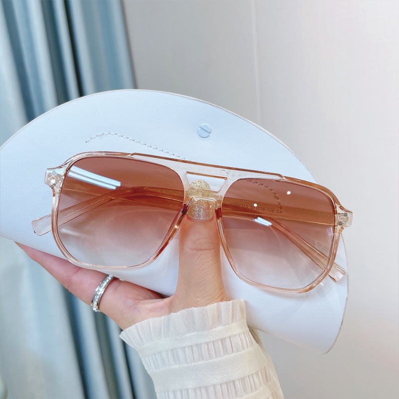 Kính Mát Gọng Vuông Phong Cách Vintage Sang Trọng Dành Cho Nữ